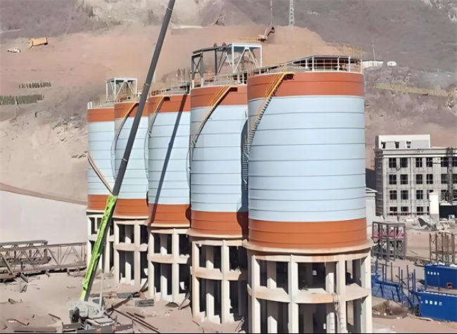 麻城高架钢板仓